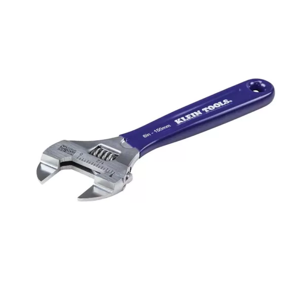 Klein Tools 6 in. Slim-Jaw Adjustable Wrench