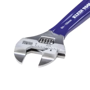 Klein Tools 6 in. Slim-Jaw Adjustable Wrench