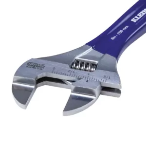 Klein Tools 8 in. Slim-Jaw Adjustable Wrench