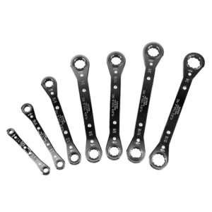 Klein Tools 7-Piece Ratcheting Box Wrench Set