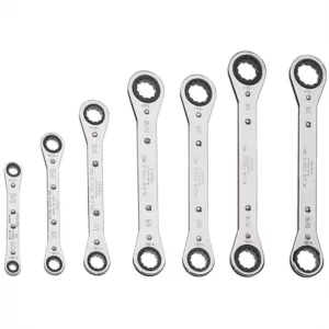 Klein Tools 7-Piece Ratcheting Box Wrench Set