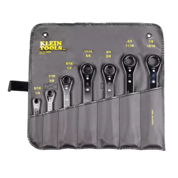 Klein Tools 7-Piece Ratcheting Box Wrench Set