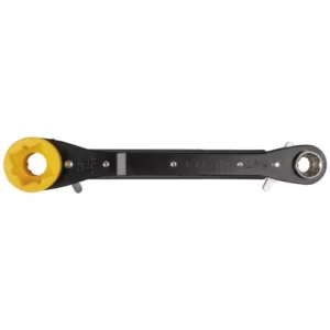 Klein Tools 5-in-1 Heavy Duty Racheting Lineman's Wrench