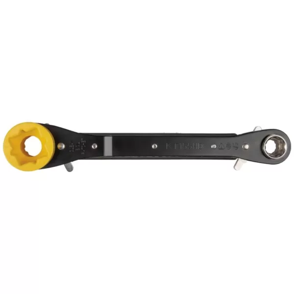 Klein Tools 5-in-1 Heavy Duty Racheting Lineman's Wrench