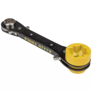 Klein Tools 5-in-1 Ratcheting Lineman's Wrench