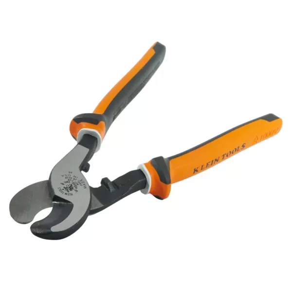 Klein Tools 9 in. Electrician's Insulated High-Leverage Cable Cutter