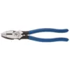 Klein Tools 9 in. Lineman's Bolt-Thread Holding 2000 Series High-Leverage Side Cutting Pliers