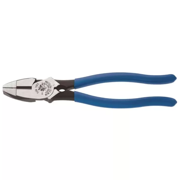 Klein Tools 9 in. Lineman's Bolt-Thread Holding 2000 Series High-Leverage Side Cutting Pliers