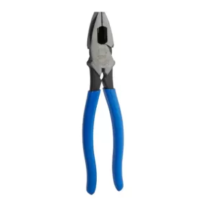 Klein Tools 9 in. Lineman's Bolt-Thread Holding 2000 Series High-Leverage Side Cutting Pliers