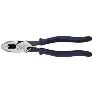 Klein Tools 9 in. Journeyman High Leverage Side Cutting Pliers for Fish Tape Pulling