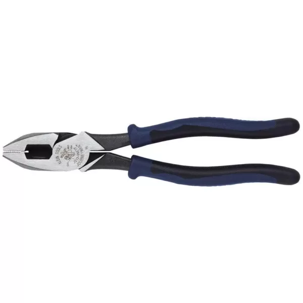 Klein Tools 9 in. Journeyman High Leverage Side Cutting Pliers for Fish Tape Pulling