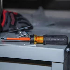 Klein Tools 1/4 in. Flip-Blade Insulated Screwdriver