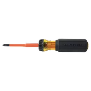 Klein Tools 1/4 in. Flip-Blade Insulated Screwdriver