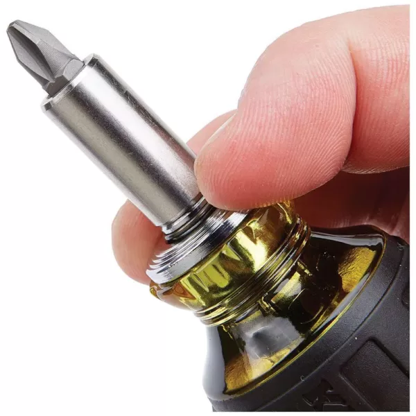 Klein Tools 8-in-1 Multi-Bit Adjustable Length Stubby Screwdriver