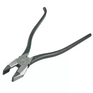 Klein Tools 9 in. Ironworker's Pliers with Slim Head and Plain Handle