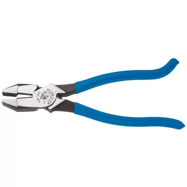 Klein Tools 9 in. High Leverage Ironworker's Pliers for Heavy Duty Cutting