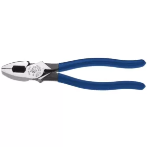 Klein Tools 9 in. High Leverage Side Cutting Pliers for Fish Tape Pulling