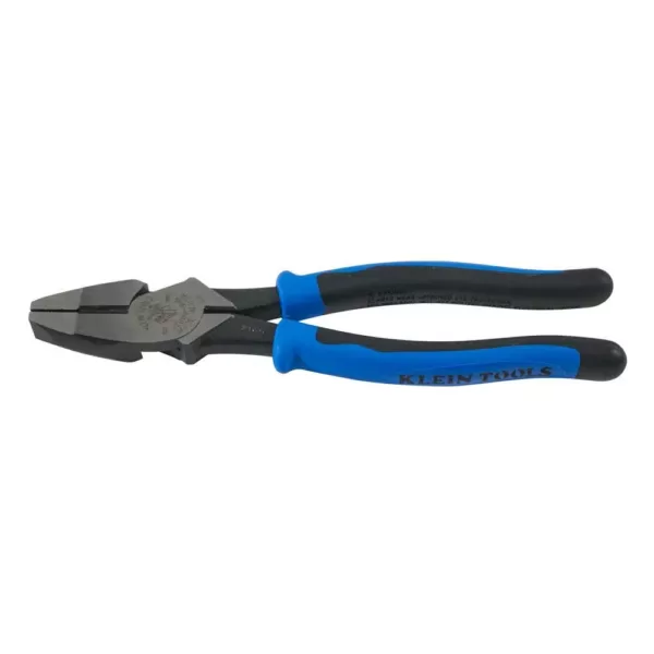 Klein Tools 9 in. Journeyman High Leverage Side Cutting Pliers for Heavy Duty Cutting