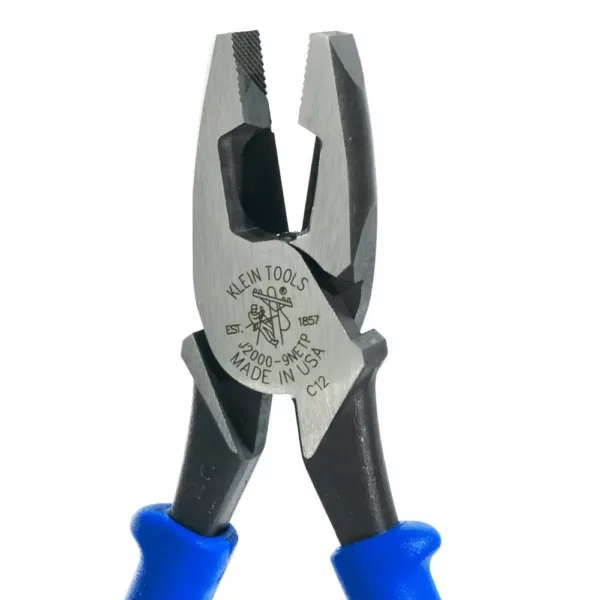 Klein Tools 9 in. Journeyman Heavy Duty Side Cutting Pliers for Fish Tape Pulling