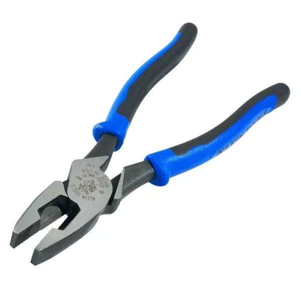 Klein Tools 9 in. Journeyman Heavy Duty Side Cutting Pliers for Fish Tape Pulling