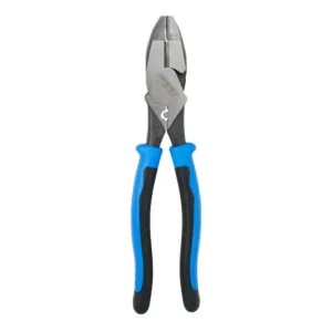 Klein Tools 9 in. Journeyman Heavy Duty Side Cutting Crimping and Tape Pulling Pliers