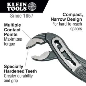 Klein Tools 7 in. Classic Klaw Pump Pliers