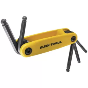 Klein Tools 5 in. Sizes Grip-It Ball Hex Key Set