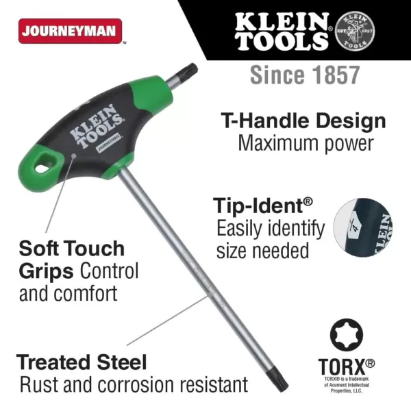 Klein Tools T20 Torx 6 in. Journeyman T-Handle