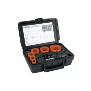 Klein Tools Bi-Metal Hole Saw Kit (8-Piece)