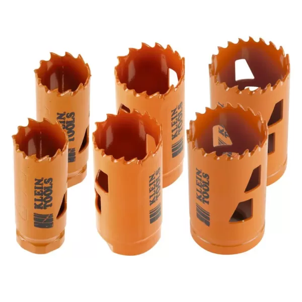 Klein Tools Bi-Metal Hole Saw Set (6-Piece)