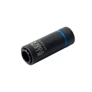 Klein Tools 1/2 in. Drive 2-in-1 Impact Socket 12-Point 3/4 in. and 9/16 in.