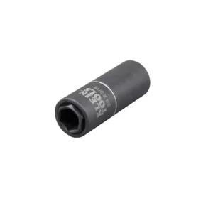 Klein Tools 1/2 in. Drive 2-in-1 Impact Socket 6-Point 3/4 in. and 9/16 in.