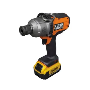 Klein Tools 20-Volt Brushless Cordless 7/16 in. Impact Wrench with Two 4.0 Ah Batteries and Charger