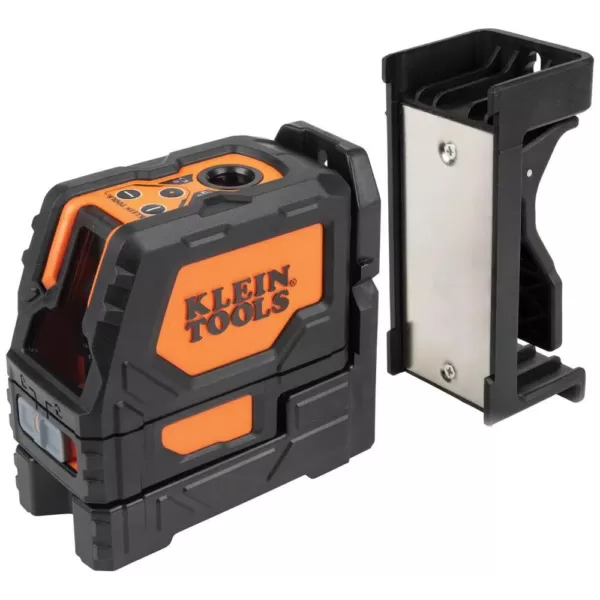 Klein Tools Laser Level, Self-Leveling Green Cross-Line and Red Plumb Spot