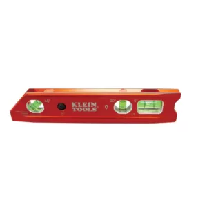 Klein Tools 9 in. Lighted Rare Earth Magnet Torpedo Billet Level