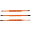 Klein Tools Screwdriver Blades Insulated Double-End (3-Pack)