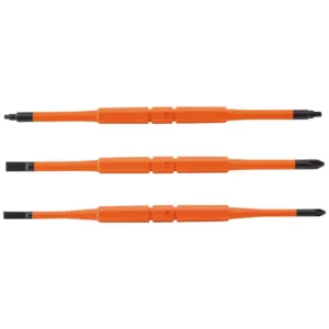 Klein Tools Screwdriver Blades Insulated Double-End (3-Pack)