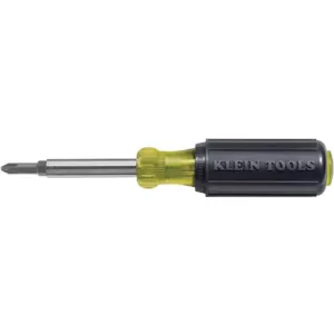 Klein Tools 5-in-1 Screwdriver/Nut Driver- Cushion Grip Handle