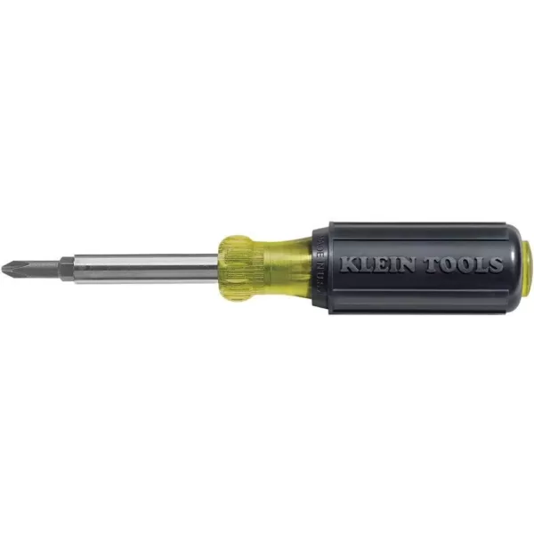 Klein Tools 5-in-1 Screwdriver/Nut Driver- Cushion Grip Handle