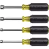 Klein Tools 4-Piece Nut Driver Set- Cushion Grip Handles