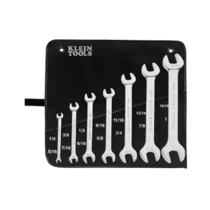 Klein Tools Open-End Wrench Set (7-Piece)