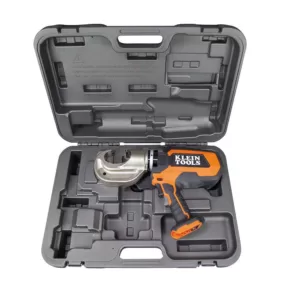 Klein Tools 12-Ton Battery-Operated Crimper with Case