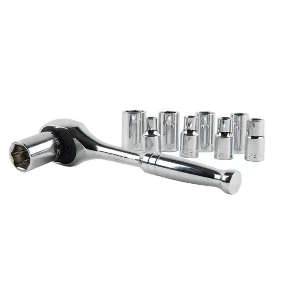 Klein Tools 1/4 in. Drive Socket Wrench Set (13-Piece)