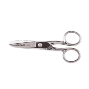 Klein Tools Serrated Electrician Scissor with Stripping Notches