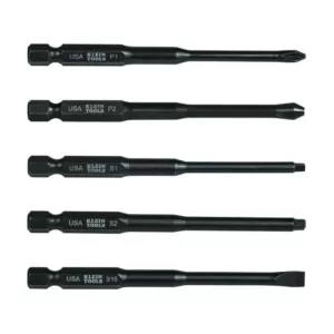 Klein Tools 3-1/2 in. Quick Switch Power Driver Assortment (5-Piece)