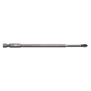 Klein Tools #2 Phillips 6 in. Steel Power Driver Bit (2-Pack)