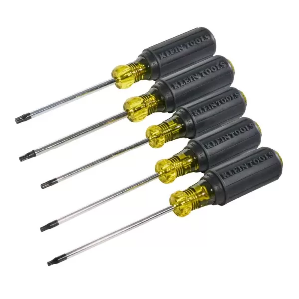 Klein Tools 5-Piece Torx Screwdriver Set- Cushion Grip Handles