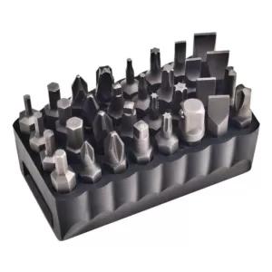 Klein Tools 32-Piece Standard Tip Bit Set