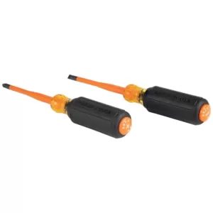 Klein Tools 2-Piece Slim-Tip Insulated Screwdriver Set