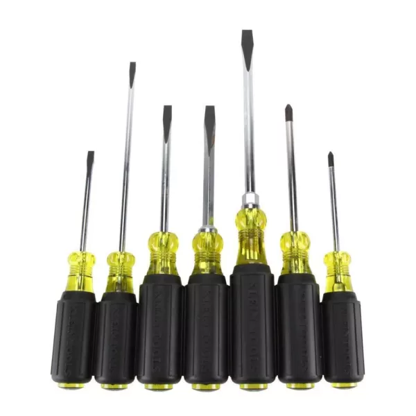 Klein Tools 7-Piece Assorted Screwdriver Set with Cushion Grip Handles